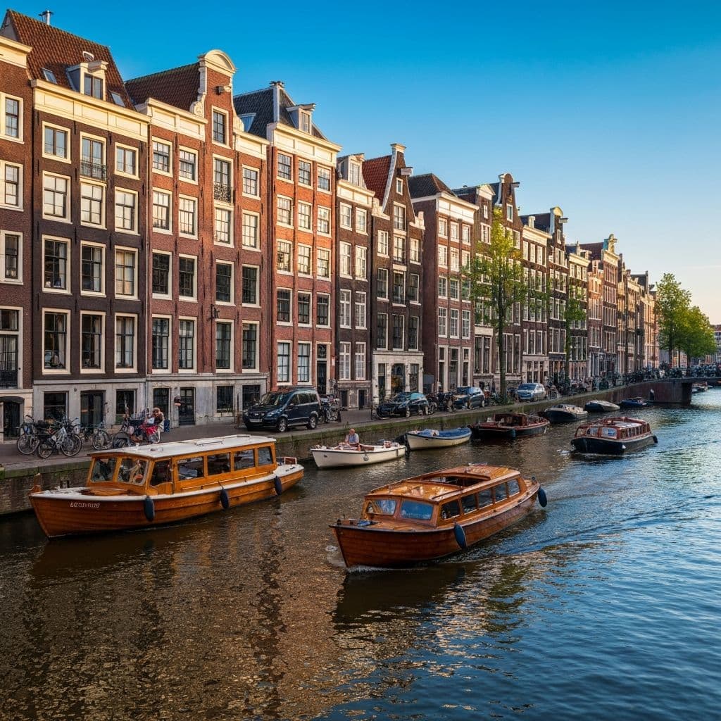 Travelers exploring a city